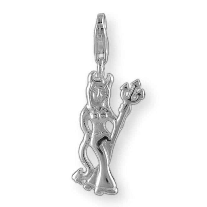 MELINA Charms Pendentif diable Argent 925
