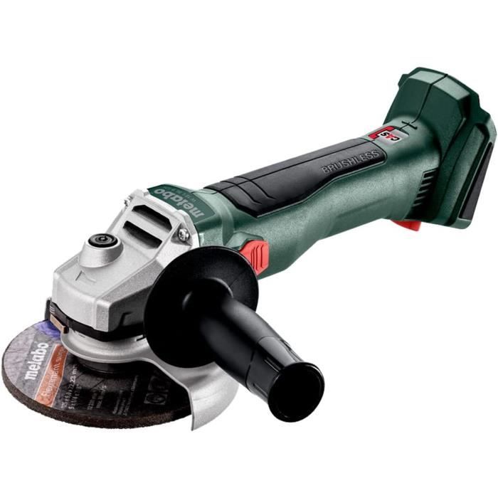 Metabo W 18 BL 9 125 Meuleuse dangle sans fil 18 V meuleusemeuleuse danglemeuleusesans batterie chargeur
