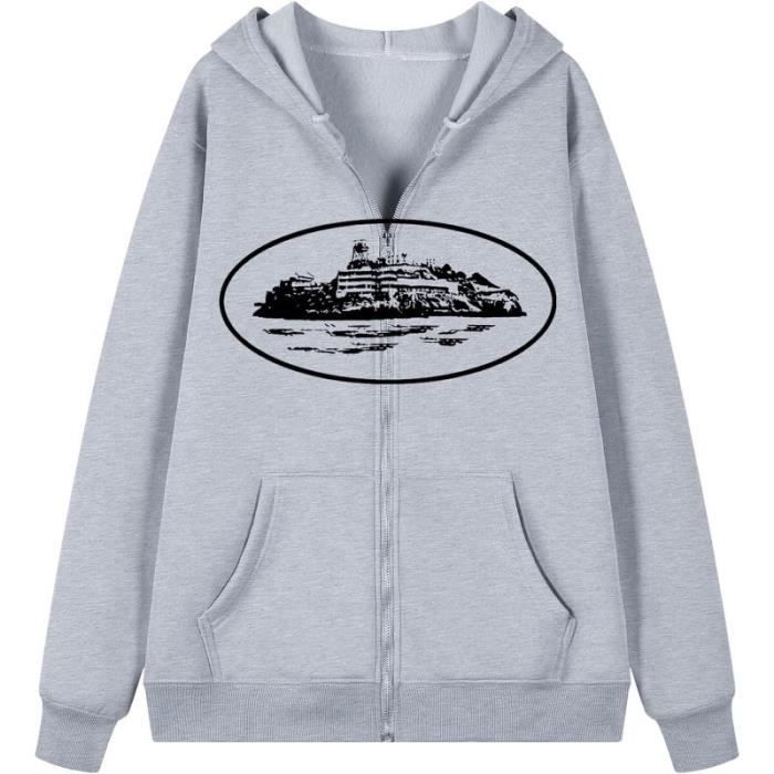Sweat à Capuche Zippé Tokio Rock Band - Style Harajuku, Streetwear Décontracté, Unisexe, Coton/polyester, Tailles XS-3XL - 4