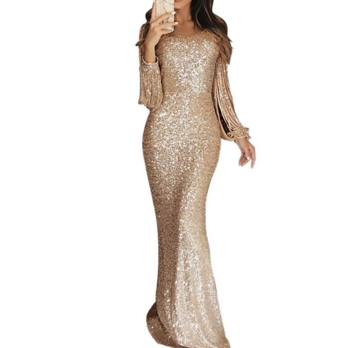 Robe cocktail couleur champagne 2025