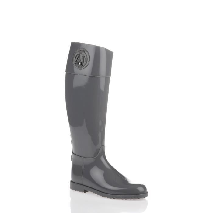 bottes armani caoutchouc