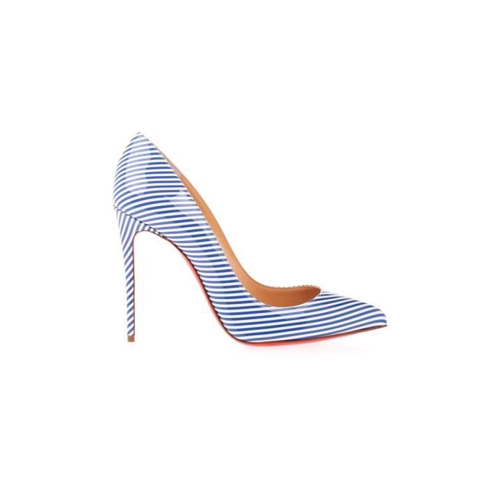 CHRISTIAN LOUBOUTIN FEMME 1161024Q768 BLEU CUIR ESCARPINS - Achat / Vente  Gorset Simple élégant Corset S pas cher - Cdiscount