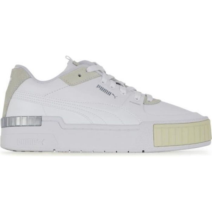Weaken Fumble audible Basket Puma Cali Sport Metal - 374504-01 Blanc - Cdiscount Chaussures