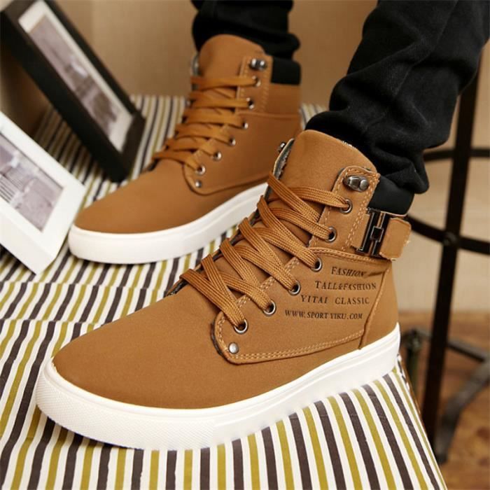 Chaussure online jaune basket