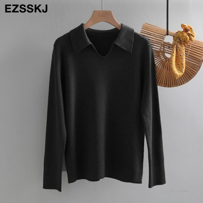 Pull large shop et long femme