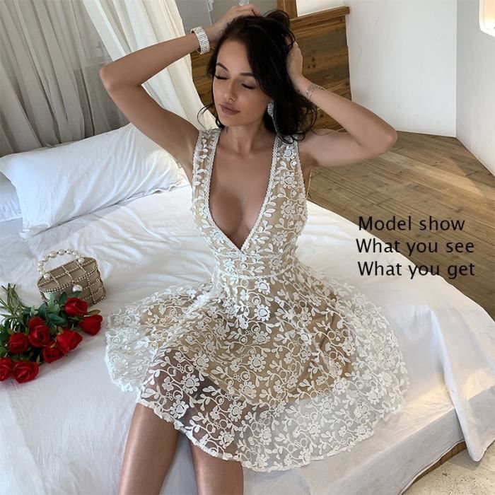 Robe mini hotsell blanche