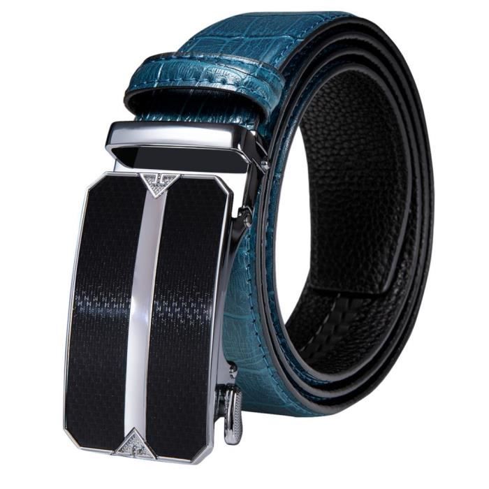 Ceinture homme en jean bleu avec boucle classique – Style décontracté et tendance main image 0