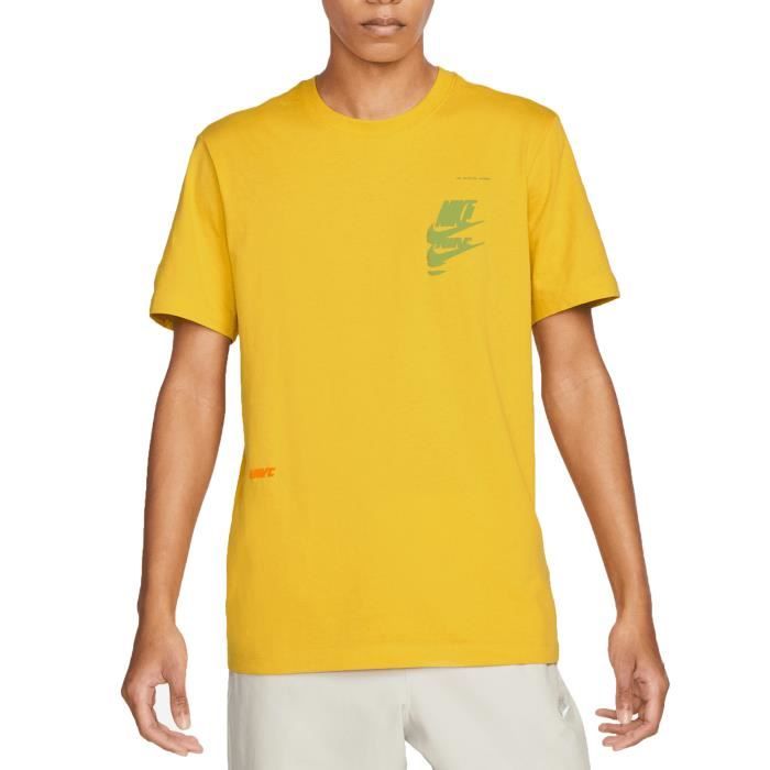 T shirt best sale nike jaune homme