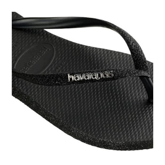 Havaianas slim shop sparkle noir