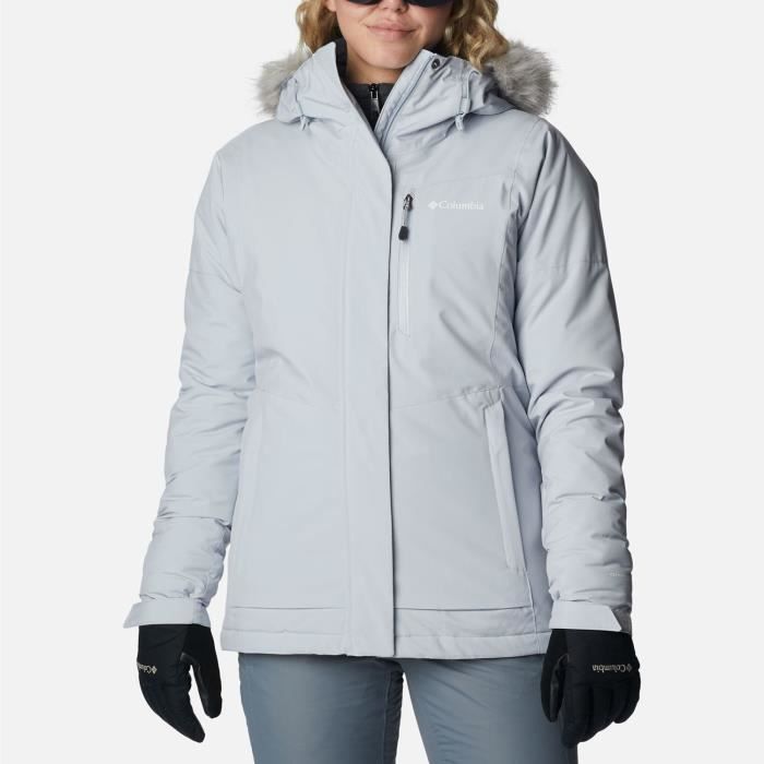Veste De Ski snow Columbia Ava Alpine Cirrus Grey Femme Cdiscount Sport