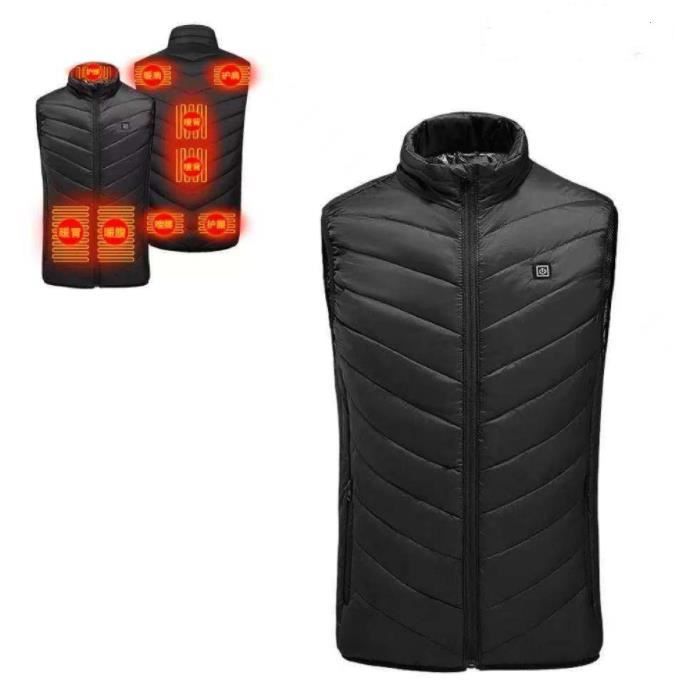 Veste Chauffante USB Pour Homme Et Femme - Manteau D'hiver électrique, Coupe Décontractée, Lavable En Machine