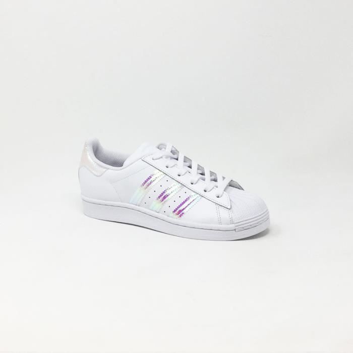BASKETS ADIDAS SUPERSTAR JUNIOR BLANC Cdiscount Sport