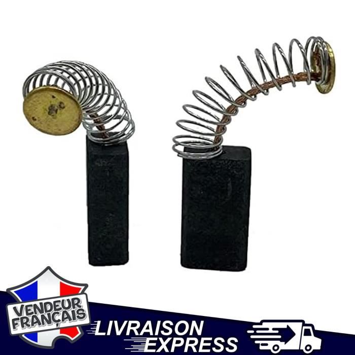 Lot De 2 Balais De Moteur 4x6x13 Mm – Compatibles Bosch, Makita, Black & Decker