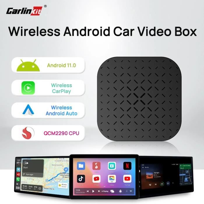 CarlinKit adaptateur CarPlay sans fil Android auto Mini Box pour