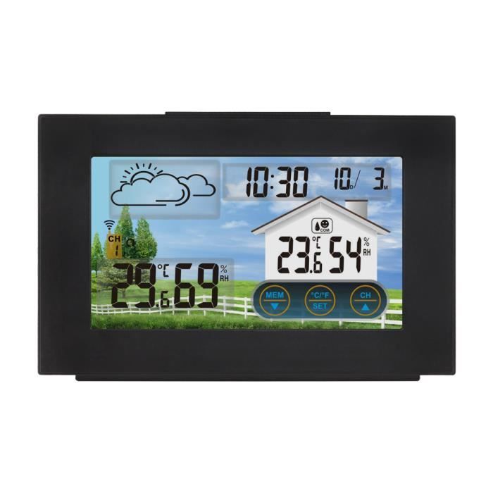 STATION METEO - BAROMETRE- Réveil électronique compact de bureau