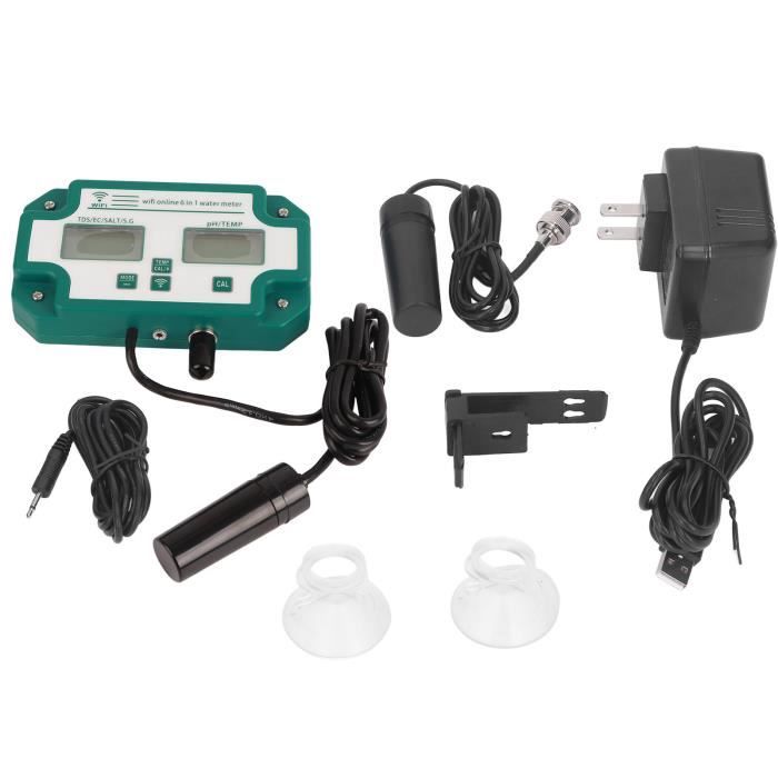Testeur Qualité Eau 7 En 1 Bluetooth - PH EC TDS ORP SALT SG TEMP Haute Précision
