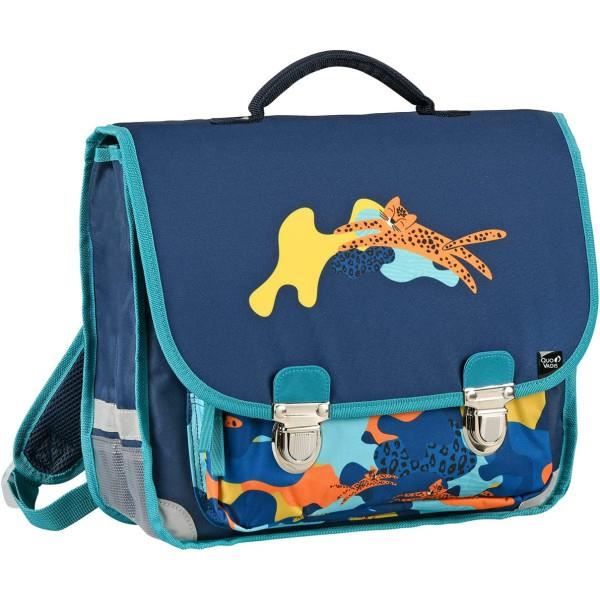 Cartable Scolaire Bleu Animaux Jungle 2 compartiments Bretelles ajustables Dos renforce Cdiscount Bagagerie Maroquinerie
