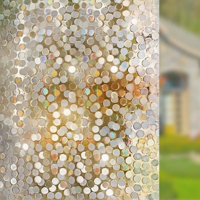 film pour vitre vitrage 44 5x200cm film electrostatique de fenetre film adhesif autocollant 3d decoratif petite bulle cdiscount maison