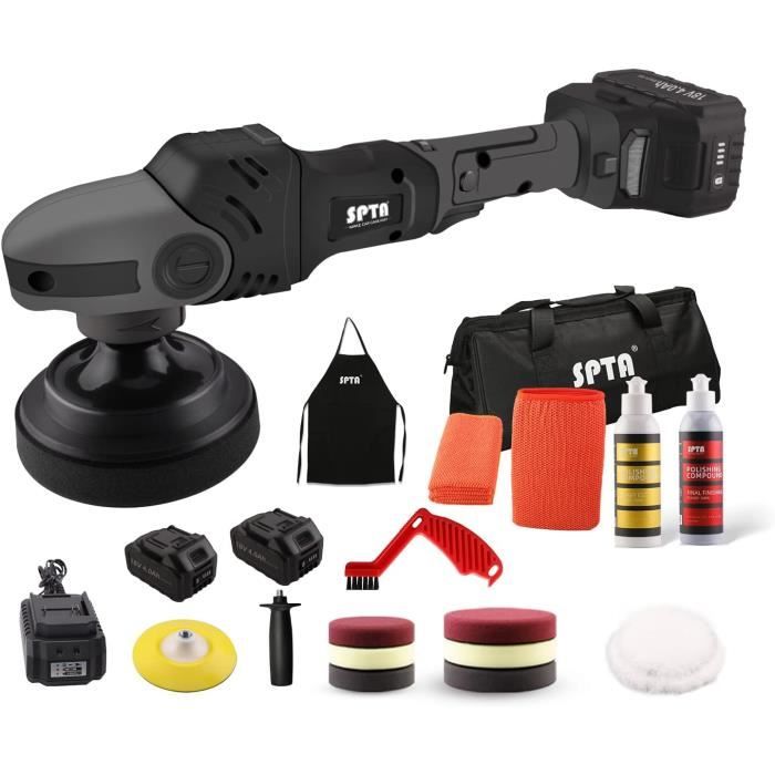 Polisseuse Voiture, Machine à Polir Avec 2x2000mAh 21V