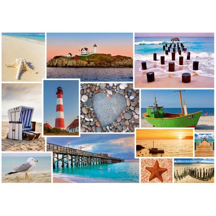 Puzzle adulte - SCHMIDT SPIELE - A la mer - 58221 - 1000 pièces