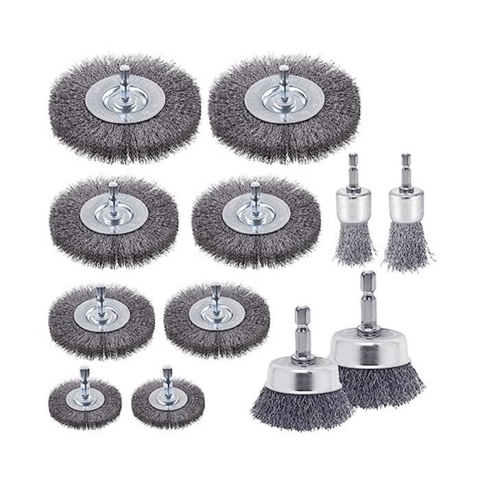 Lot De 2 Brosses Métalliques En Acier Inoxydable Pour Barbecue Accessoires De Barbecue Adaptees A Tous