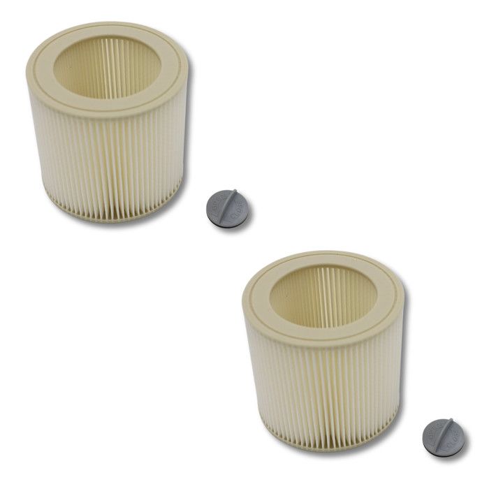 SOS Accessoire Lot de 2 Filtre à aspirateur pour kärcher WD series WD2 WD3 WD3P A2004 MV2 MV3 filtres à cartouche aspirateurs humid