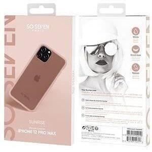 SO SEVEN COQUE SUNRISE ROSE POUDREE: APPLE IPHONE 12 PRO MAX