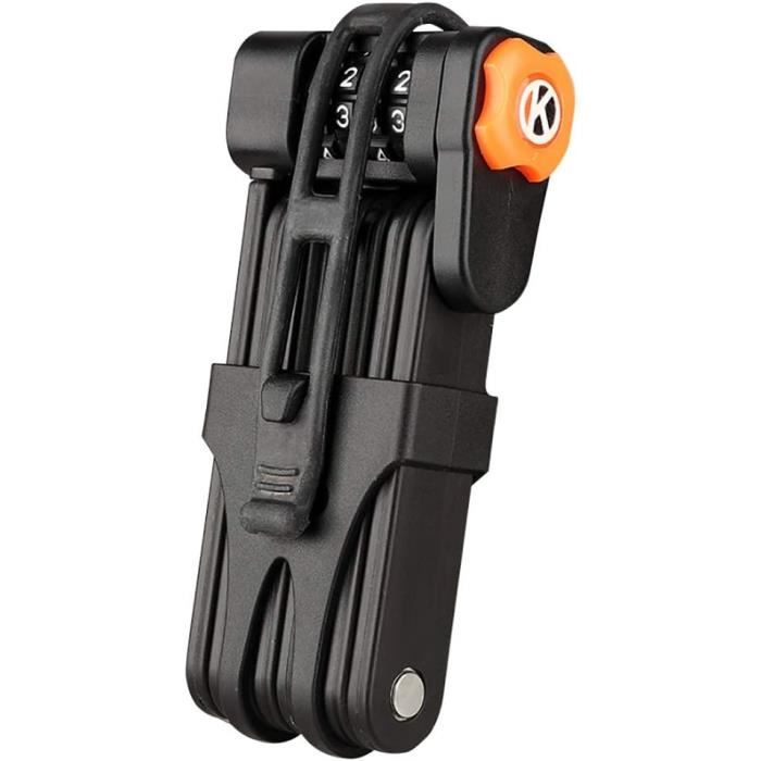 Antivol Vélo à Câble RockBros Avec Clé - Portable 45 Pouces