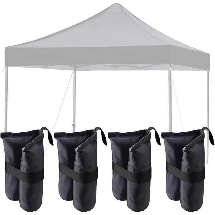 Goujfol Pied De Parasol Sac Lestage, Base Parasol Plage Lourd Sac Sable, Support De Poids De Parasols, Pour Socle Parasol, Jardin, Patio, Extérieur, Jusqu'à 40 Kg Sable