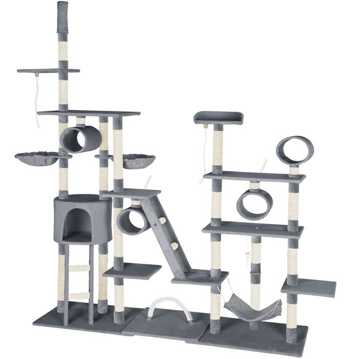 Tectake Arbre A Chat 261 Cm Silvia Griffoir Xxl 1 Hamac 218 Cm X 70 Cm X 261 Cm Gris Cdiscount Animalerie Tectake Arbre A Chat 261 Cm Silvia Griffoir Xxl 1 Hamac 218 Cm X 70 Cm X 261 Cm Gris Cdiscount Animalerie