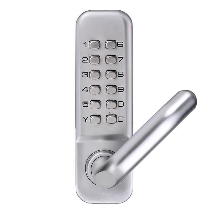 Poignée de porte à code Poignée de porte à code
