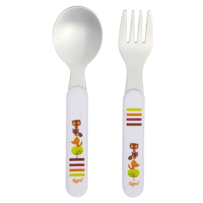 Tigex Set 2 Couverts Inox Mickey Bleu