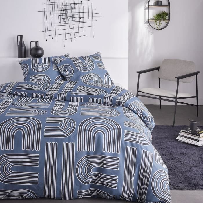 Parure de lit 2 personnes TODAY Sunshine 16.8 220 x 240 cm 100% Coton imprimé - vue 4