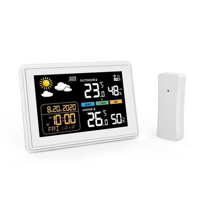 Thermometre interieur exterieur connecte wifi - Cdiscount