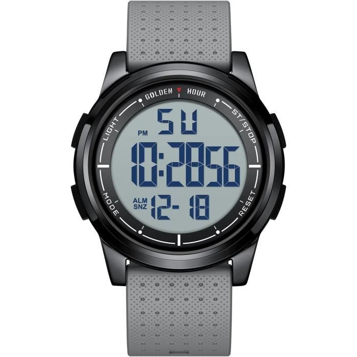 Montre digitale etanche best sale femme