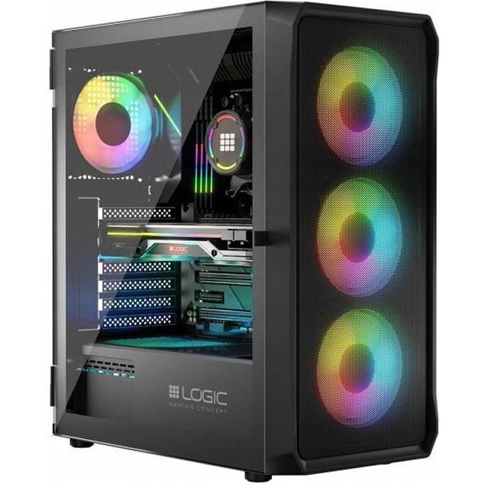 PC Gaming VIST ARGB Ryzen 7 5700X – RAM 32Go – RTX 4060 – SSD 1To M.2 – Windows 11 Pro