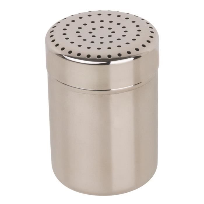 2 Saupoudreuses En Inox Pour Sucre Glace Et Cacao - Sucrier Pratique Pour Pâtisserie Et Café