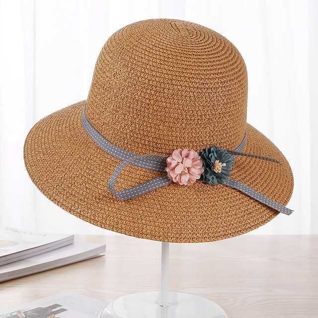 Chapeau De Soleil Femme – Paille Pliable, Large Bord, Protection UV, Nouud – Plage, Pêche, Randonnée – Léger Et Compact