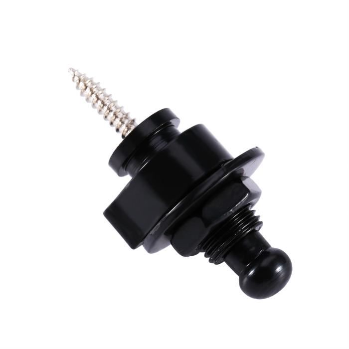 Straplocks Gasea Pour Guitare Et Basse - 4 Pièces Chromées Anti-Dérapantes