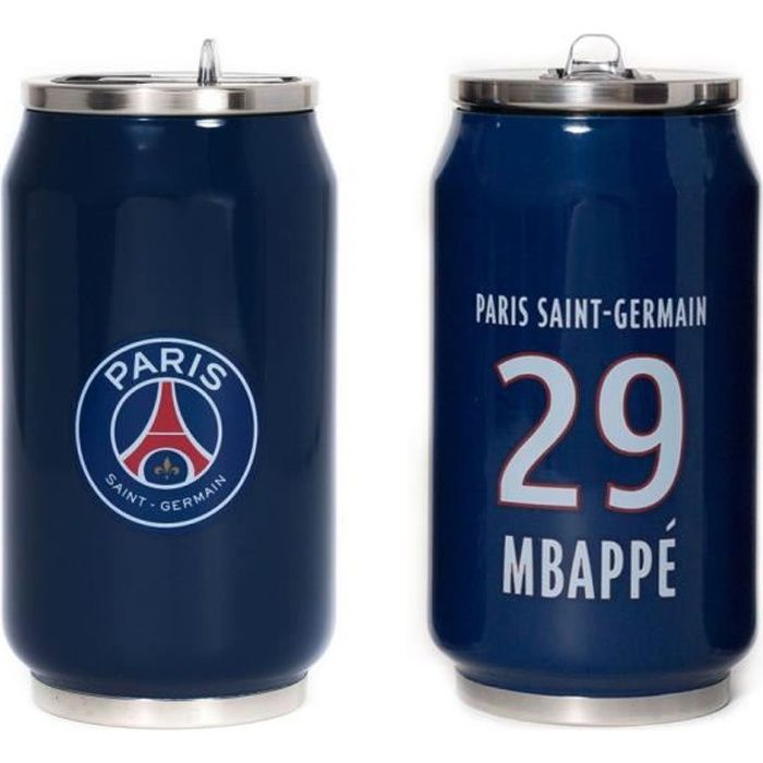 Mug canette isotherme 280 ml PSG Mbappé