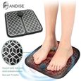 Machine de massage des pieds à réflexologie plantaire pulsée EMS Smart Pad de massage des pieds à réflexologie acupuncture-1