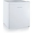 SEVERIN Mini Réfrigérateur Mini Bar, Pose libre, Largeur 47 cm, 43L, Porte réversible, Classe F, 100 kWh/an, 40 dB, Blanc, KS 9827 [-1