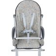 BEBECONFORT Kanji Chaise haute bébé, ultra compacte et pliable, De 6 mois à 3 ans (15kg), Warm grey-1
