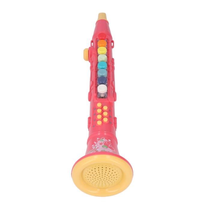 MUSISALY Jouets De Trompette En Bois Pour Enfants - Instrument De Musique Éducatif Couleurs Vives - Corne En Bois Sûre Pour Bébé