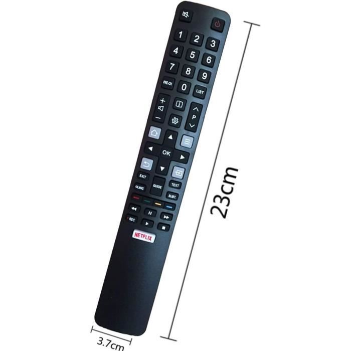 Télécommande de rechange universelle compatible avec TCL 4K UHD LED Smart  TV 4 5 6-Series : : Électronique