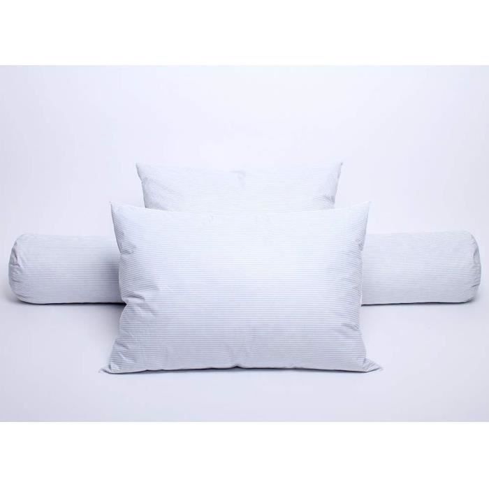 Oreillers plumes 65 x 65 - Cdiscount