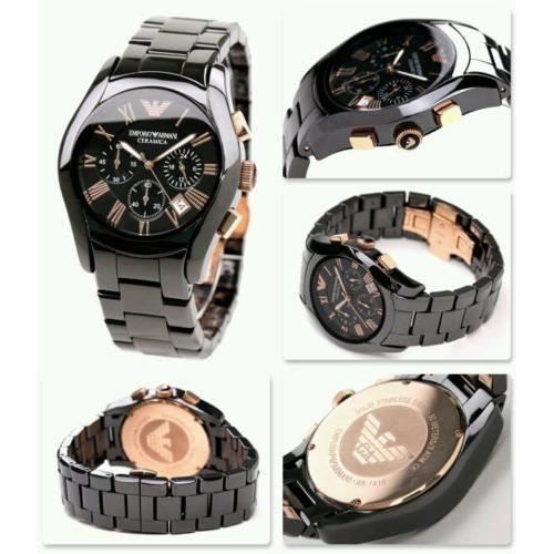 Emporio armani men's ceramic chronograph watch ar1410 clearance
