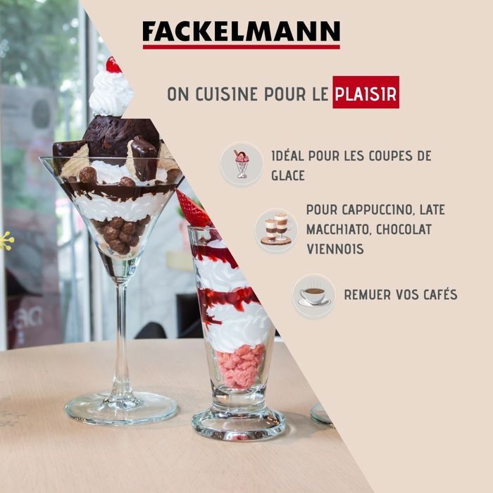 Fackelmann 41421 Lot de 3 cuillères à café, cuillère à | WhichOne