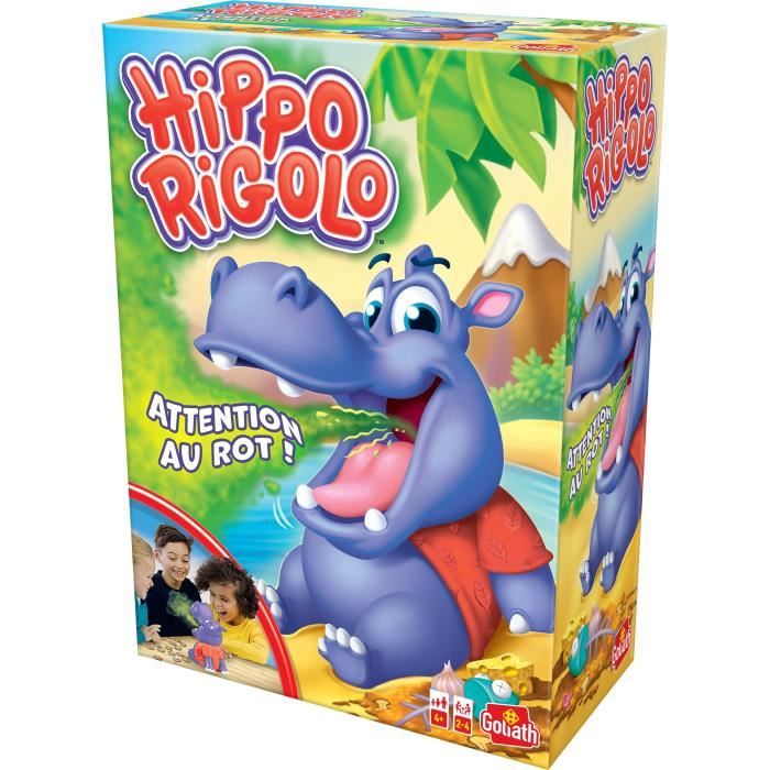 Hippo Rigolo - jeu d'ambiance - GOLIATH - Cdiscount Jeux - Jouets