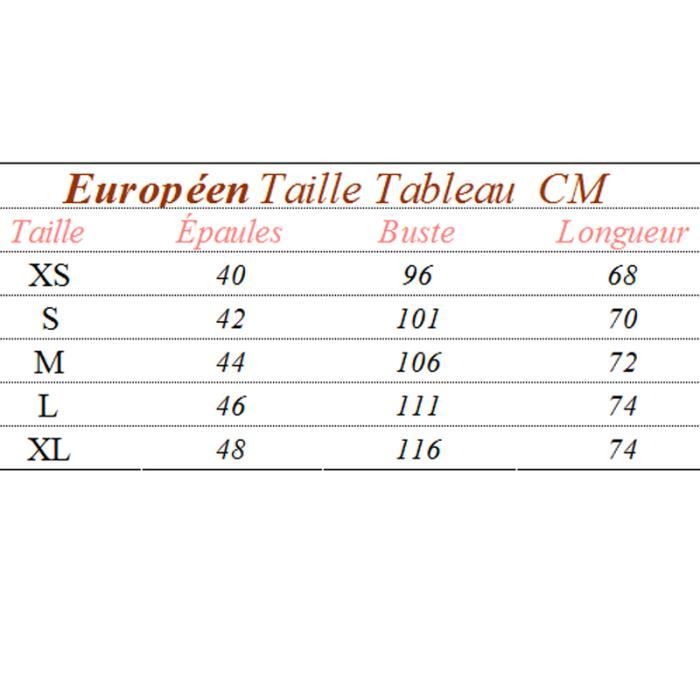 Correspondance taille t shirt discount homme